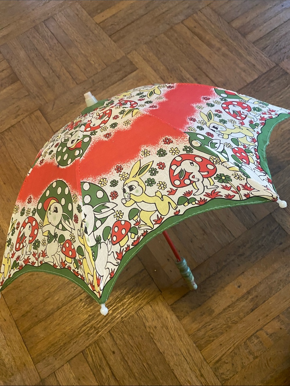 Vintage small parasol kids umbrella small umbrella